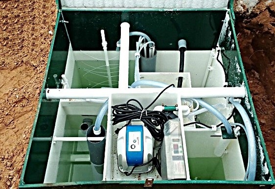 Септик Юнилос Астра 4 принудительный